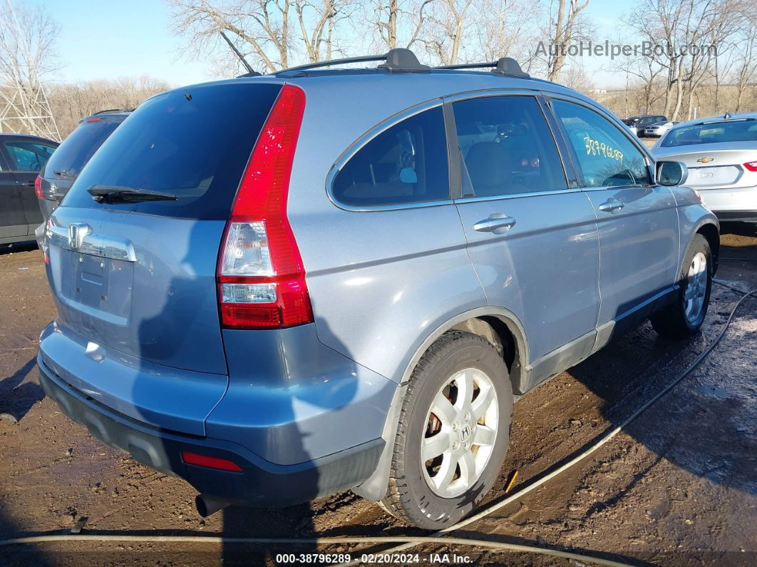 2009 Honda Cr-v Ex-l Light Blue vin: 5J6RE487X9L013524