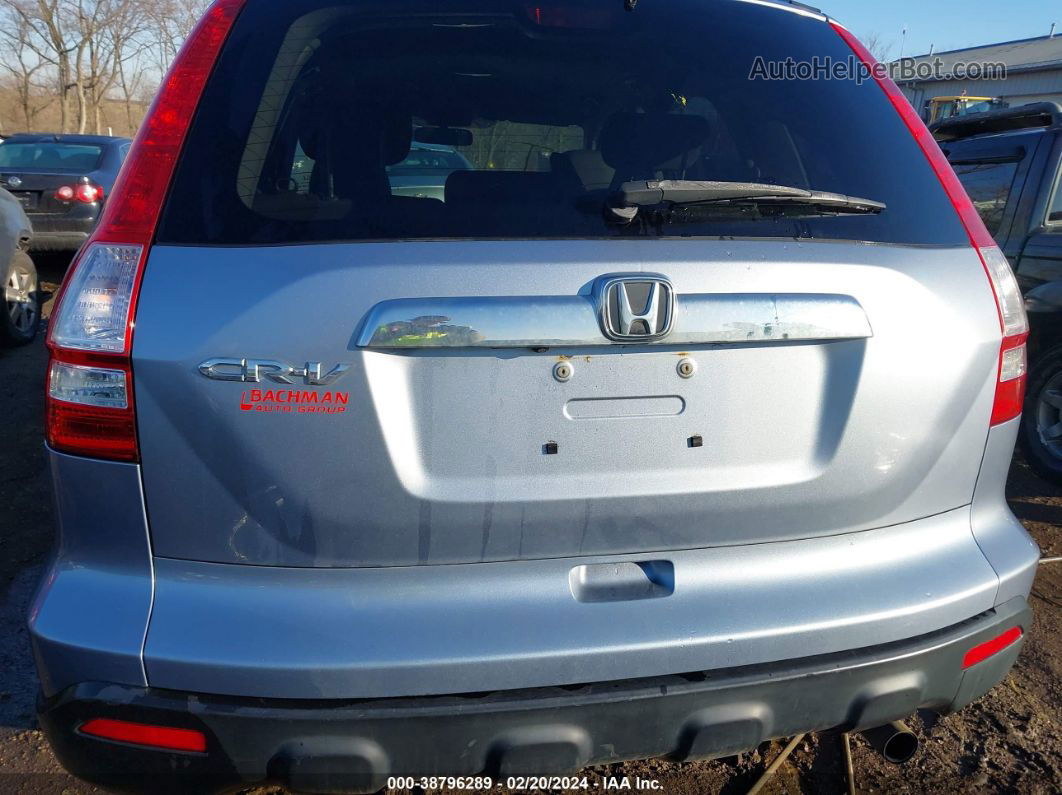 2009 Honda Cr-v Ex-l Light Blue vin: 5J6RE487X9L013524