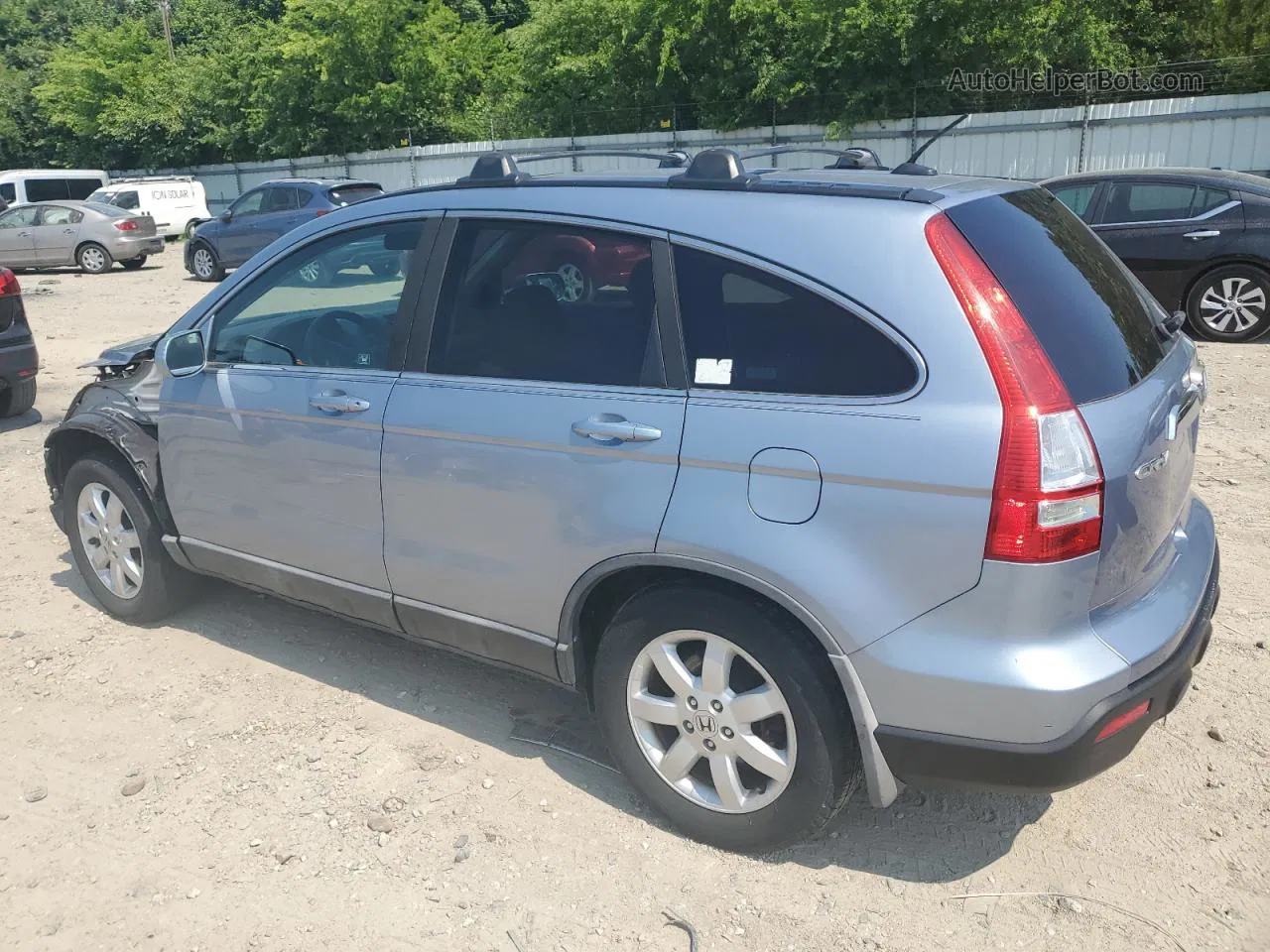 2009 Honda Cr-v Exl Blue vin: 5J6RE487X9L057037