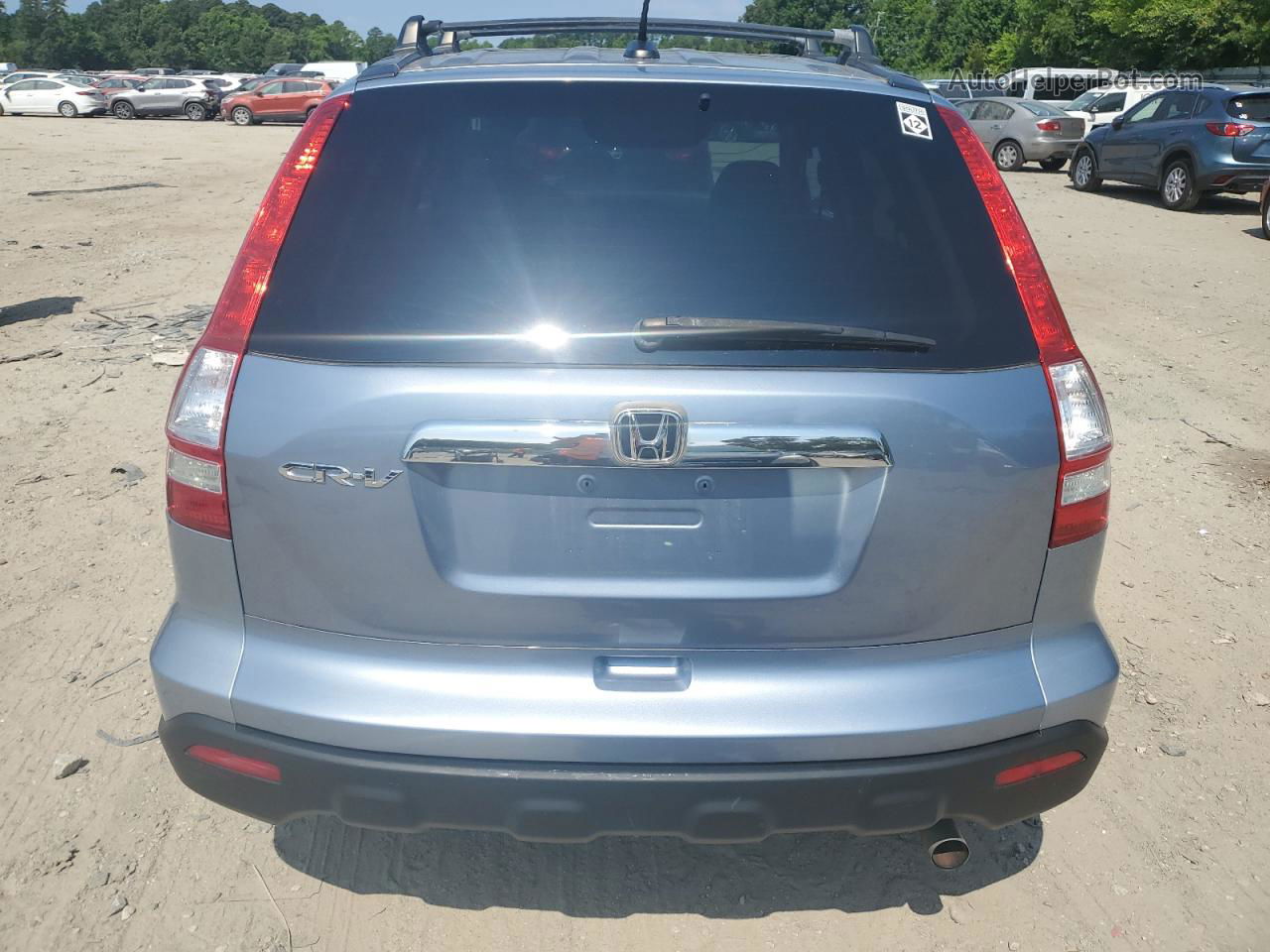 2009 Honda Cr-v Exl Blue vin: 5J6RE487X9L057037