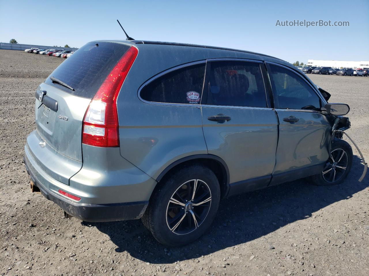 2010 Honda Cr-v Lx Blue vin: 5J6RE4H30AL008415