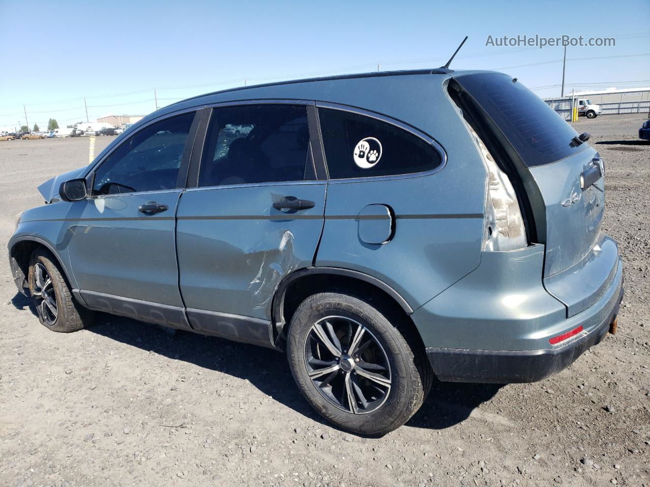 2010 Honda Cr-v Lx Blue vin: 5J6RE4H30AL008415