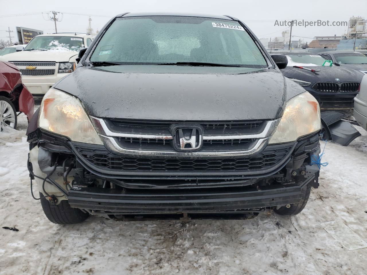 2010 Honda Cr-v Lx Серый vin: 5J6RE4H30AL016224