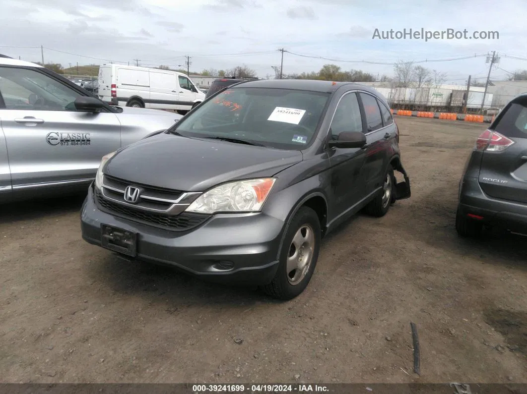 2010 Honda Cr-v Lx Gray vin: 5J6RE4H30AL052740