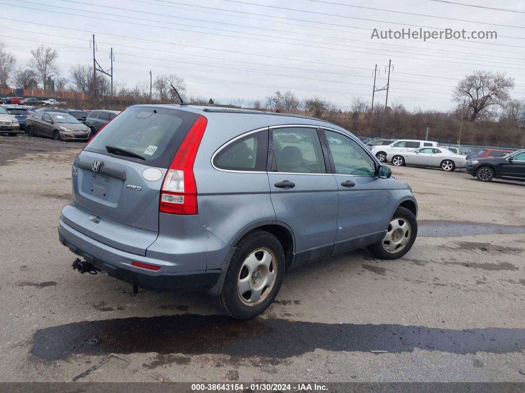 2010 Honda Cr-v Lx Light Blue vin: 5J6RE4H30AL101435