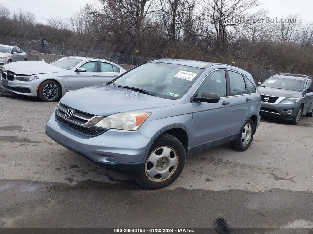 2010 Honda Cr-v Lx Light Blue vin: 5J6RE4H30AL101435