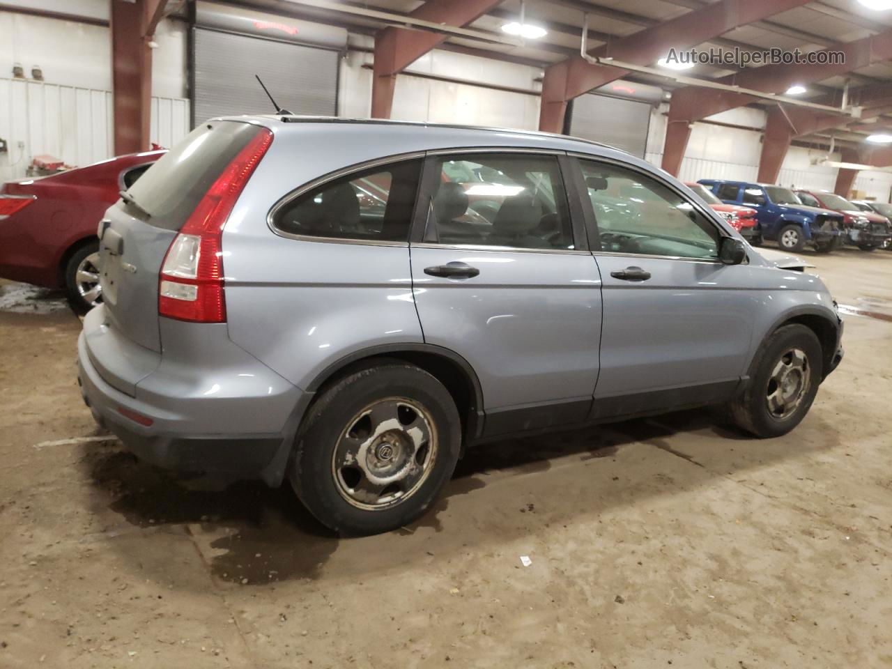 2010 Honda Cr-v Lx Blue vin: 5J6RE4H31AL072527