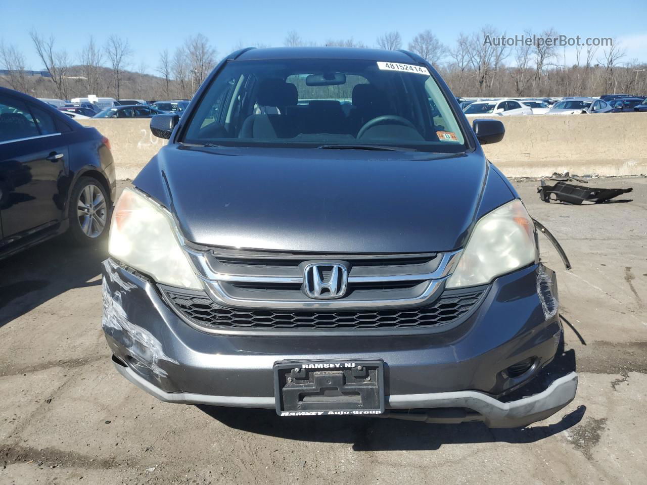 2010 Honda Cr-v Lx Gray vin: 5J6RE4H31AL083690