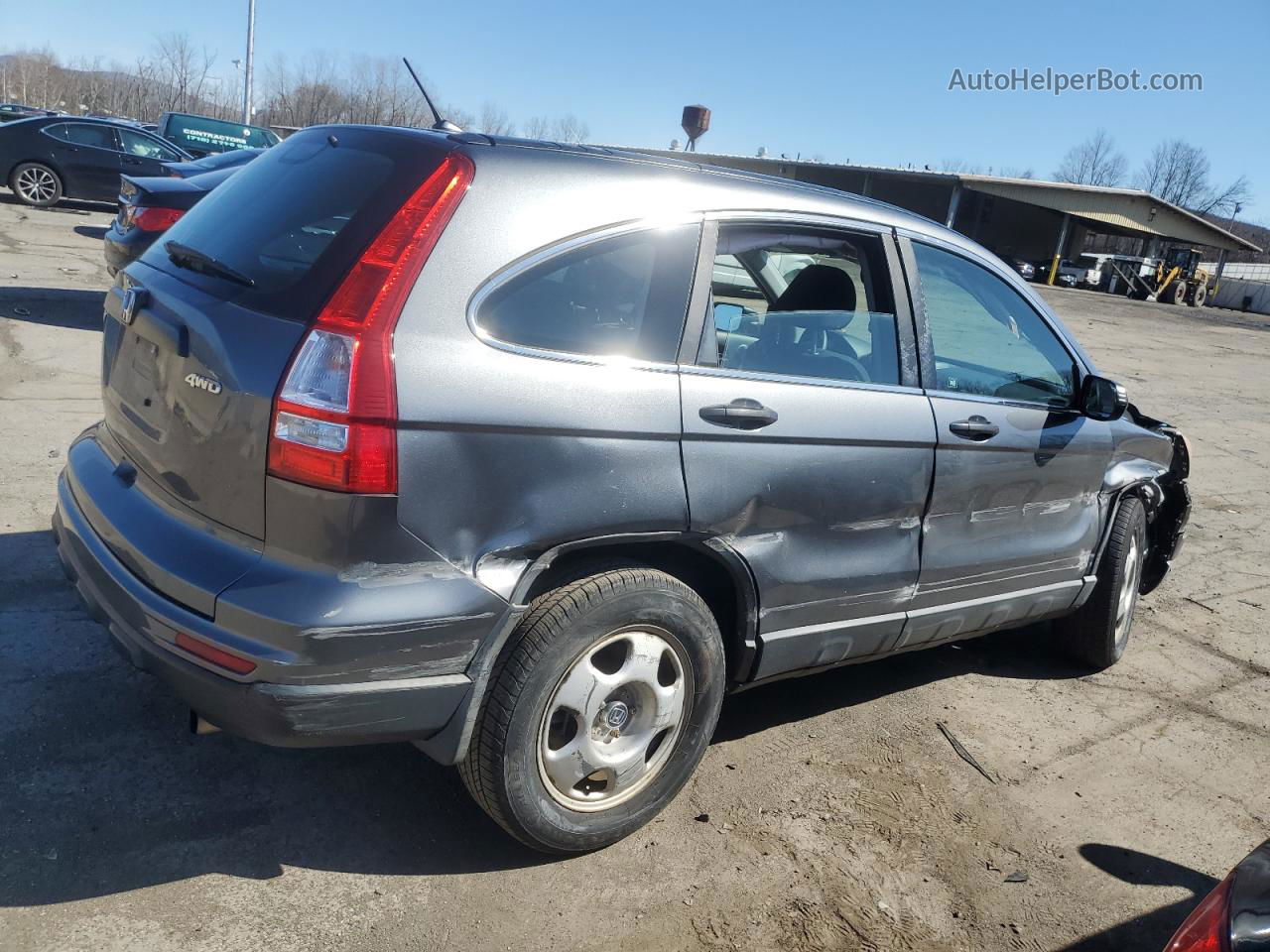 2010 Honda Cr-v Lx Gray vin: 5J6RE4H31AL083690