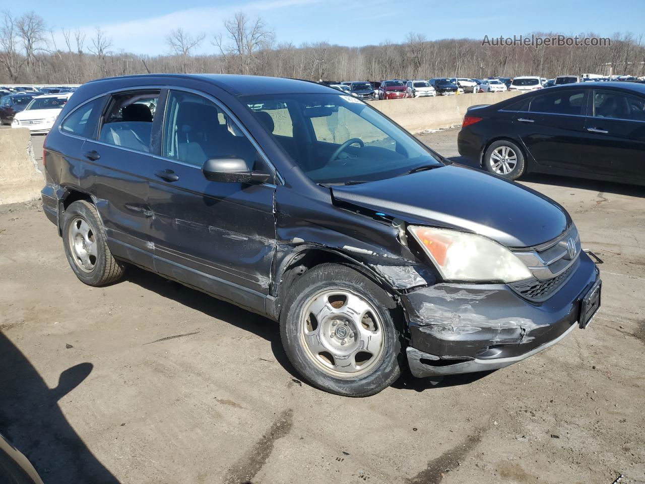 2010 Honda Cr-v Lx Gray vin: 5J6RE4H31AL083690