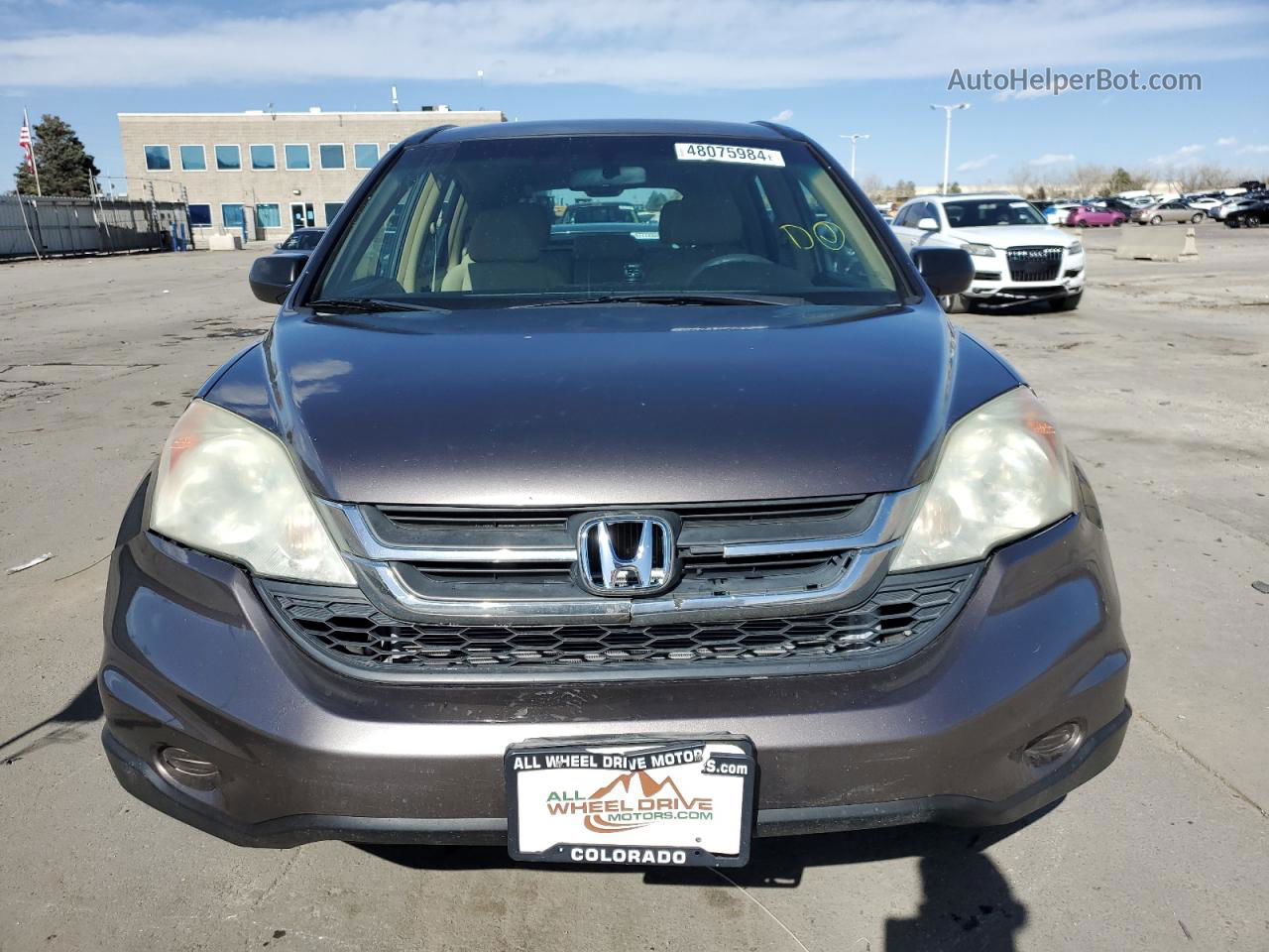 2010 Honda Cr-v Lx Коричневый vin: 5J6RE4H31AL091062