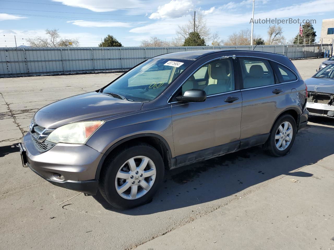 2010 Honda Cr-v Lx Коричневый vin: 5J6RE4H31AL091062