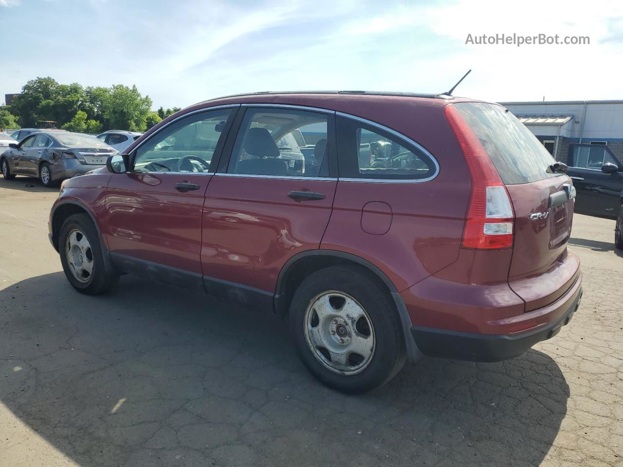 2010 Honda Cr-v Lx Red vin: 5J6RE4H31AL101914