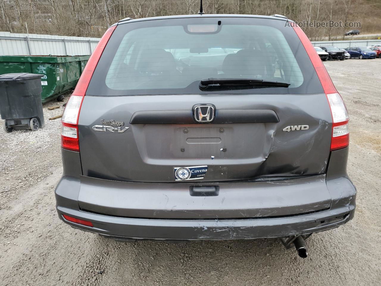 2010 Honda Cr-v Lx Gray vin: 5J6RE4H31AL102478