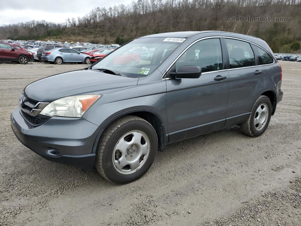 2010 Honda Cr-v Lx Серый vin: 5J6RE4H31AL102478