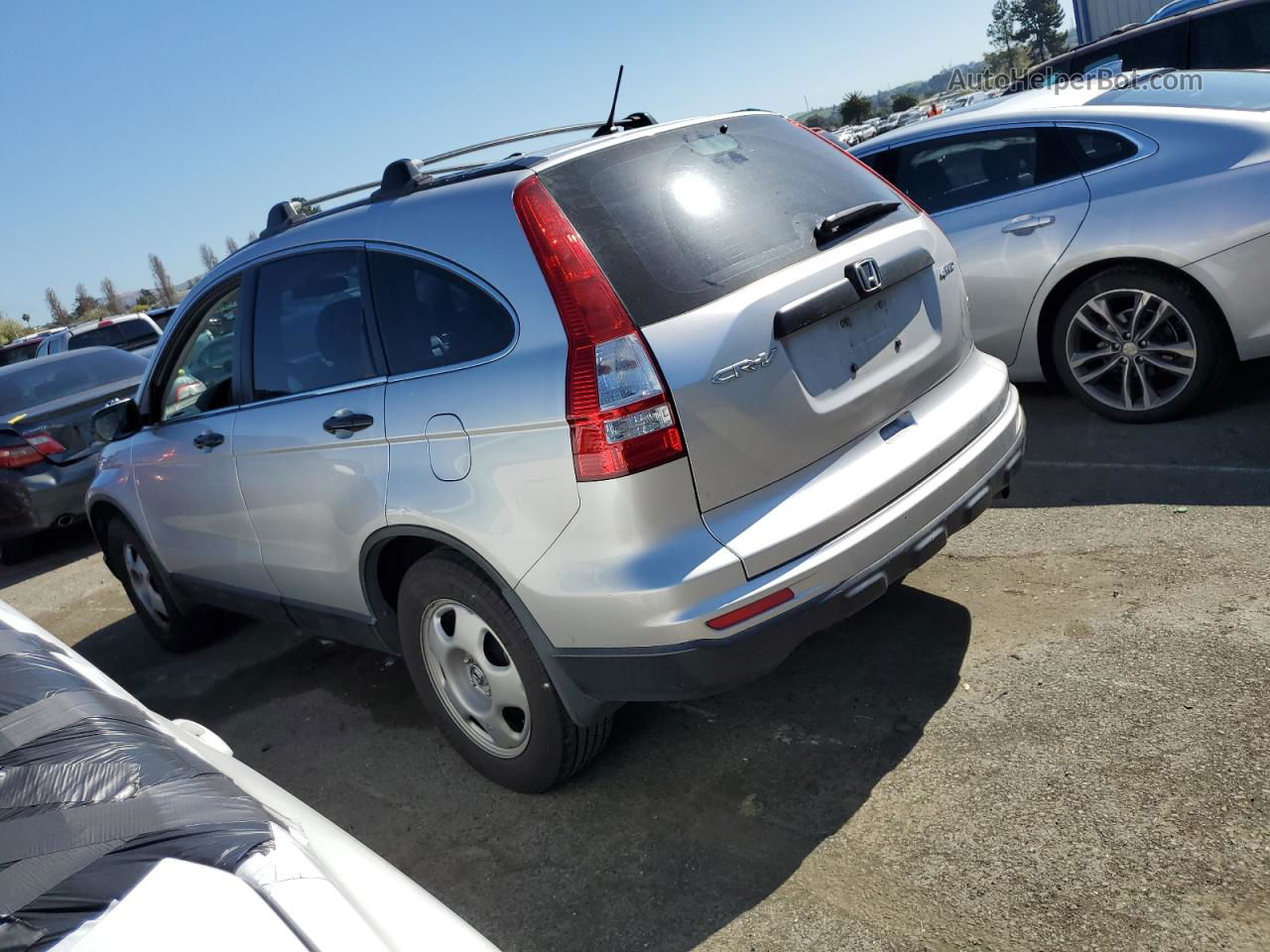 2010 Honda Cr-v Lx Silver vin: 5J6RE4H32AL068034