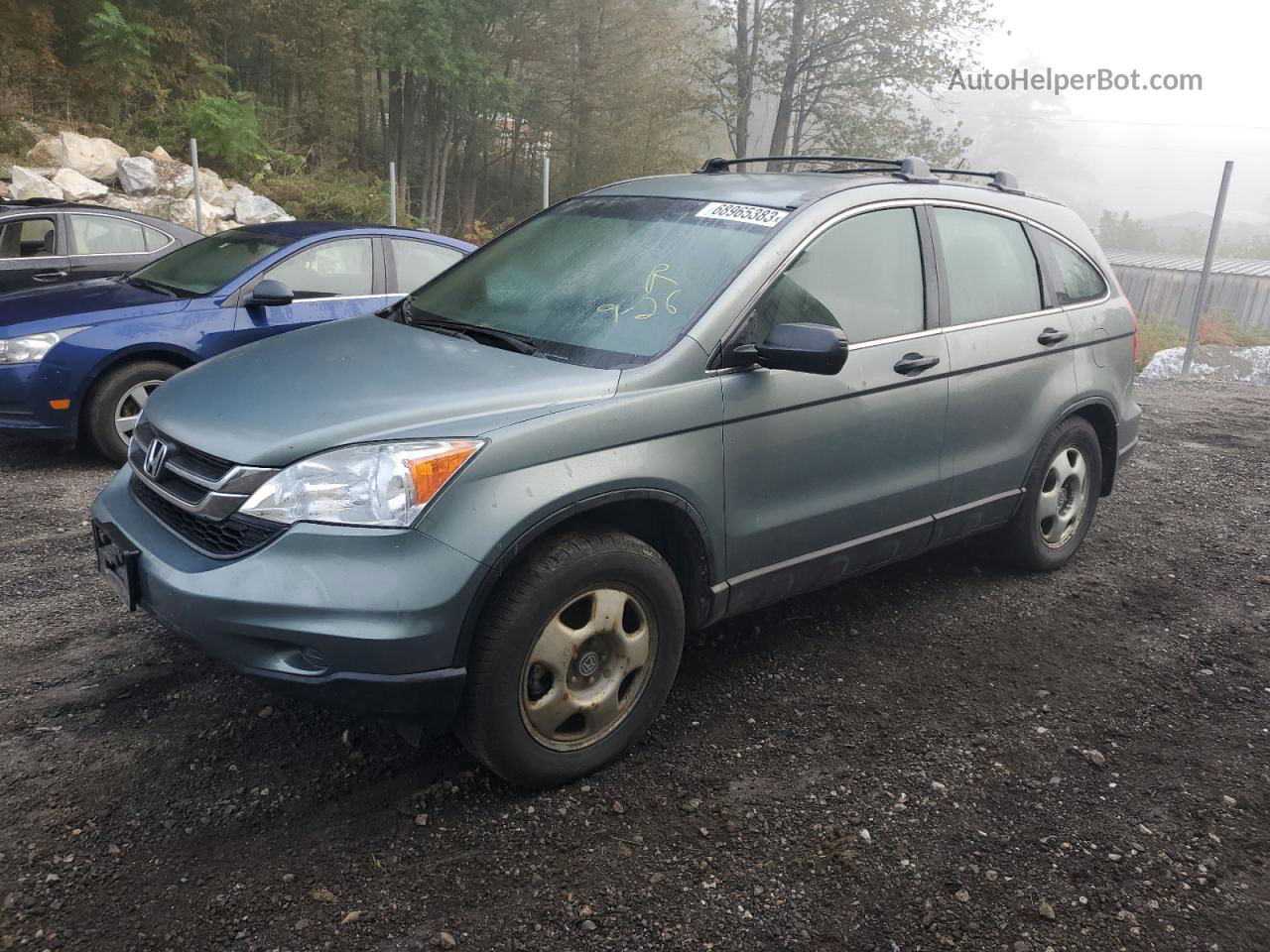 2010 Honda Cr-v Lx Бирюзовый vin: 5J6RE4H33AL048939