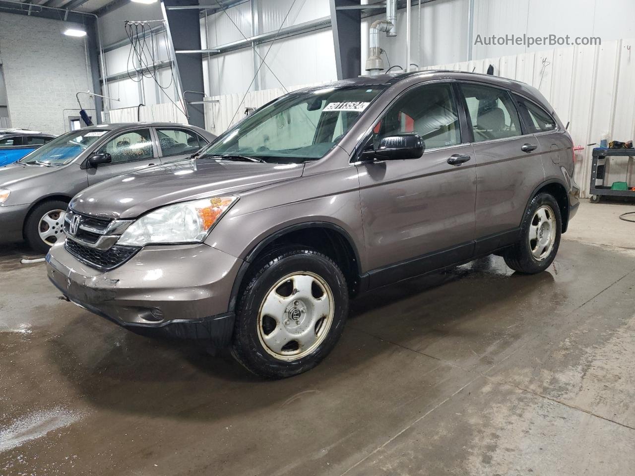 2010 Honda Cr-v Lx Коричневый vin: 5J6RE4H33AL088907