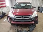 2010 Honda Cr-v Lx Maroon vin: 5J6RE4H34AL036752