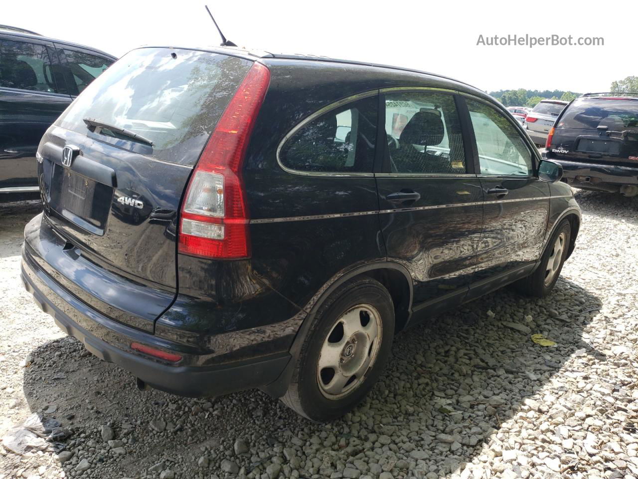 2010 Honda Cr-v Lx Black vin: 5J6RE4H34AL068374