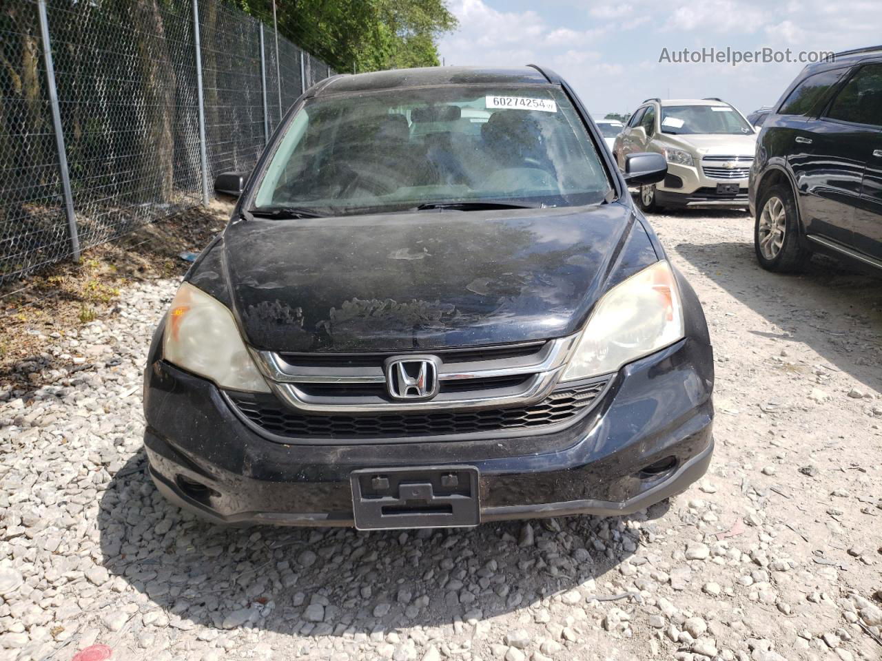 2010 Honda Cr-v Lx Black vin: 5J6RE4H34AL068374