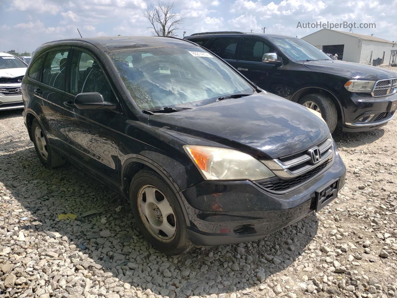 2010 Honda Cr-v Lx Black vin: 5J6RE4H34AL068374