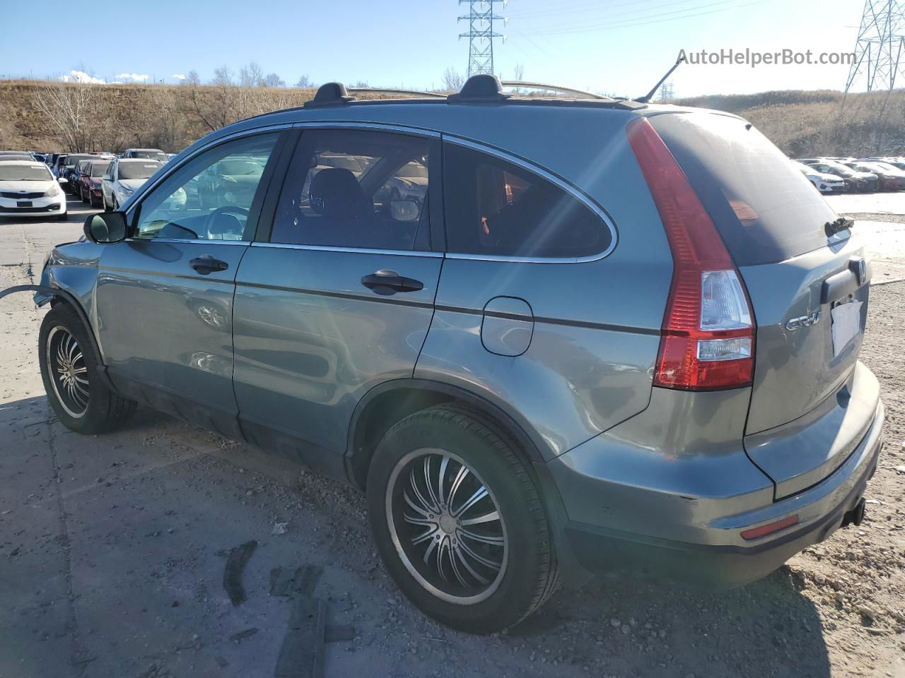 2010 Honda Cr-v Lx Teal vin: 5J6RE4H34AL095686