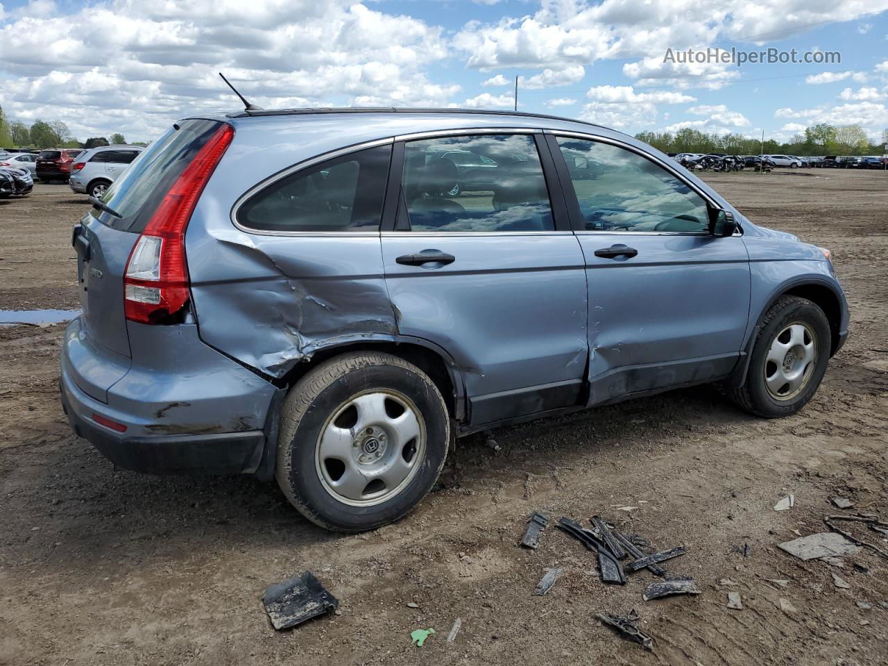 2010 Honda Cr-v Lx Синий vin: 5J6RE4H35AL070022