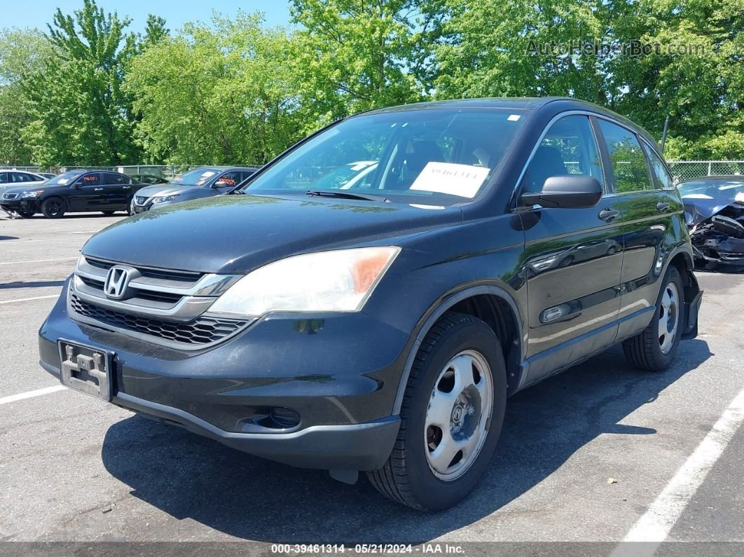 2010 Honda Cr-v Lx Black vin: 5J6RE4H36AL052998