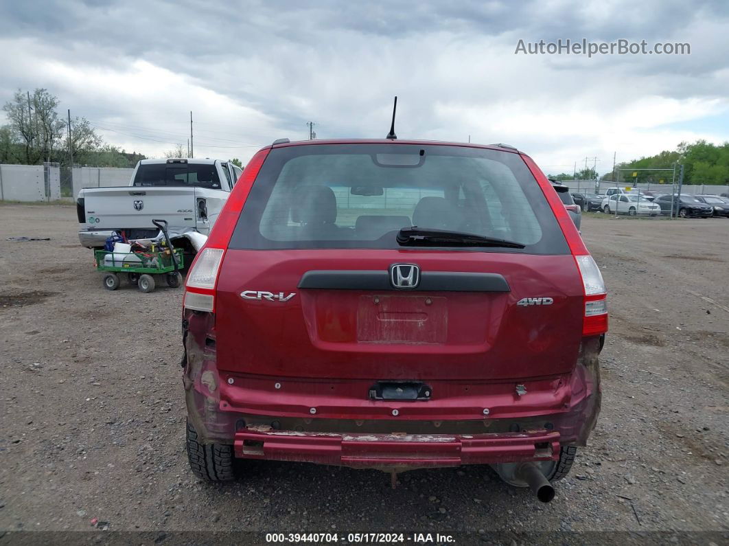 2010 Honda Cr-v Lx Red vin: 5J6RE4H36AL072278