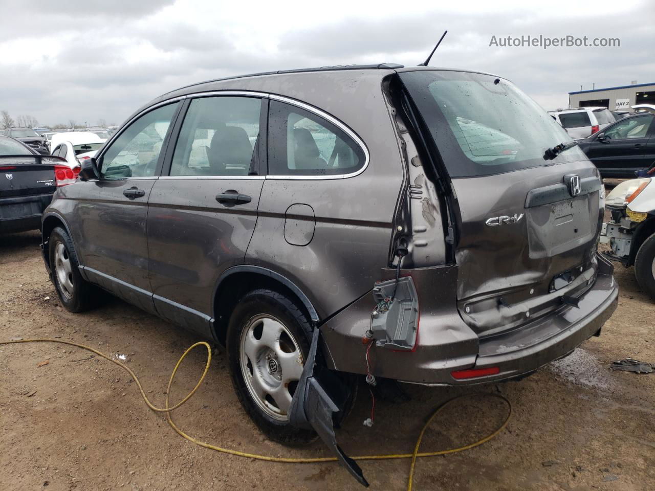 2010 Honda Cr-v Lx Серый vin: 5J6RE4H37AL022327