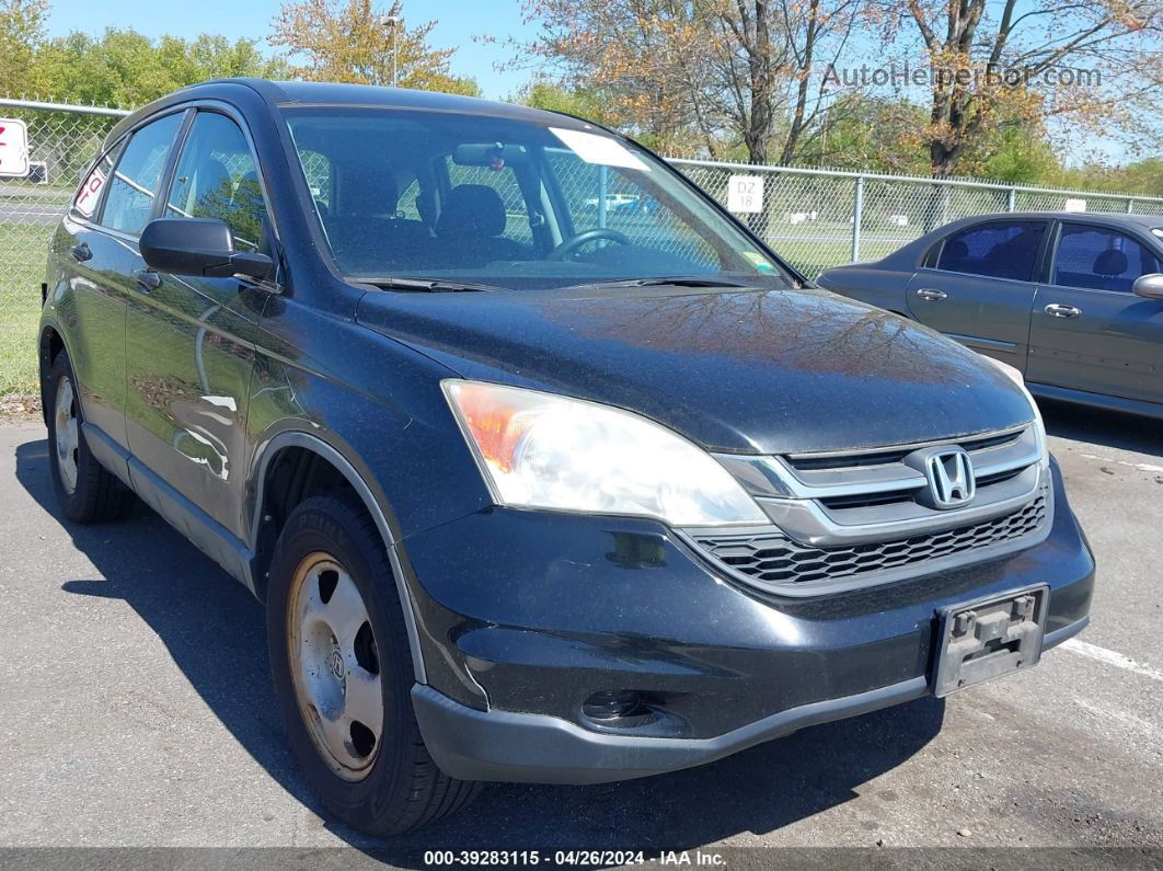 2010 Honda Cr-v Lx Black vin: 5J6RE4H37AL022411