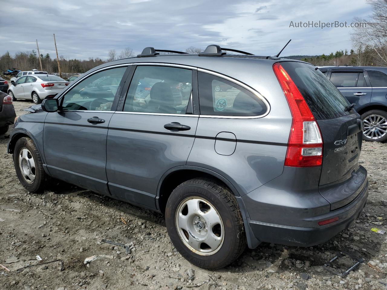 2010 Honda Cr-v Lx Gray vin: 5J6RE4H37AL079157