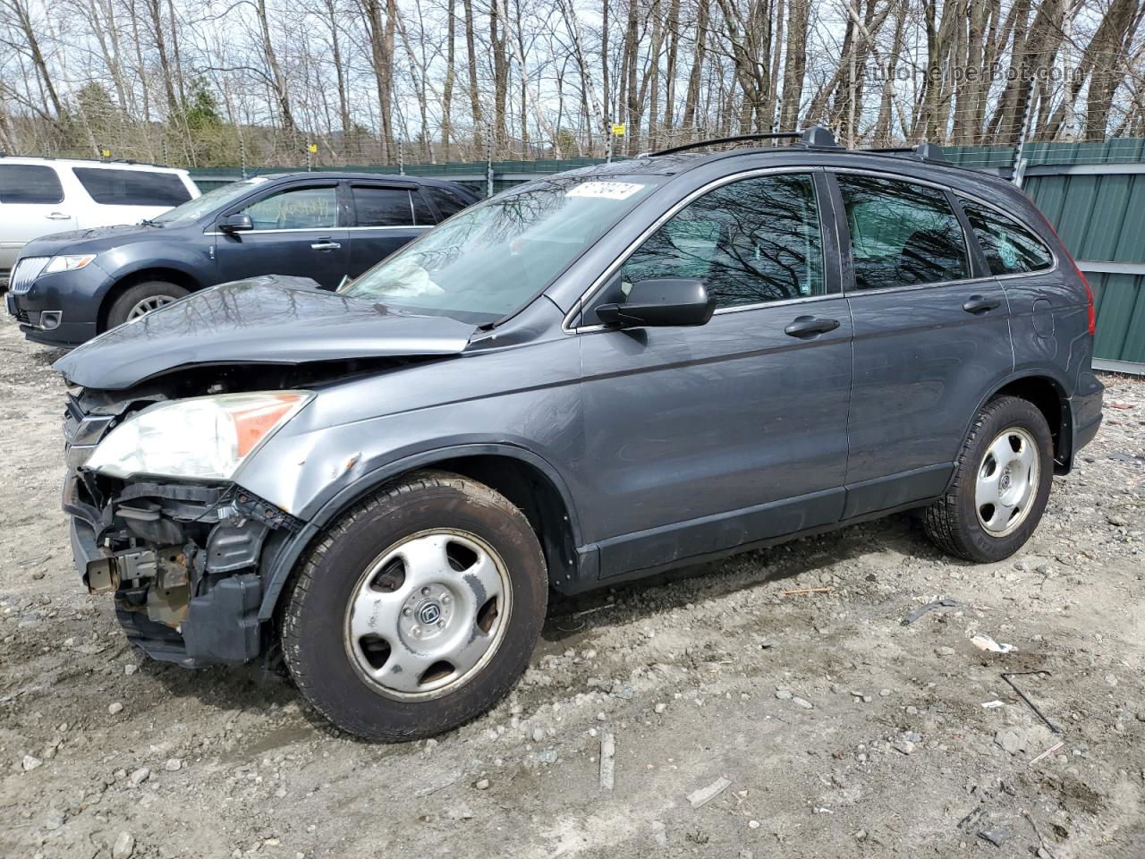 2010 Honda Cr-v Lx Gray vin: 5J6RE4H37AL079157