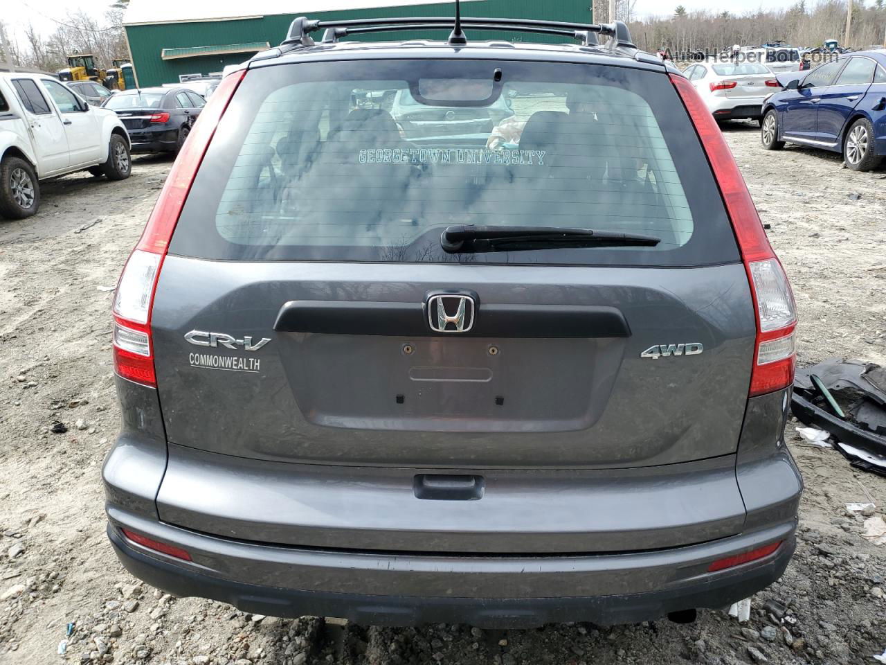 2010 Honda Cr-v Lx Gray vin: 5J6RE4H37AL079157