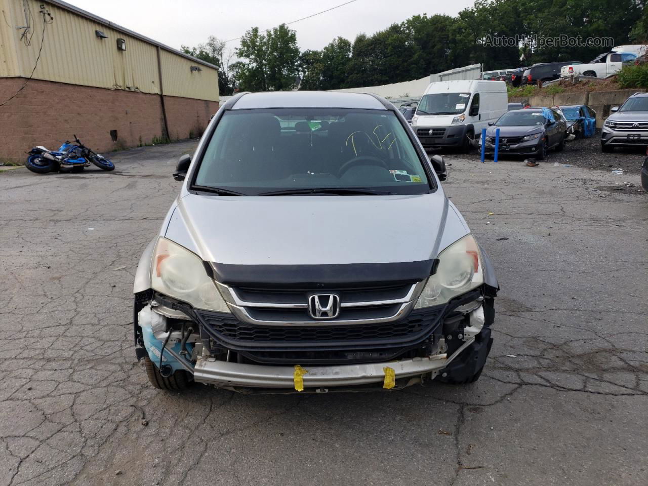 2010 Honda Cr-v Lx Silver vin: 5J6RE4H38AL056261