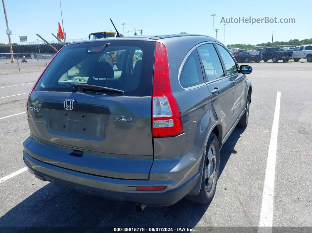 2010 Honda Cr-v Lx Gray vin: 5J6RE4H38AL093844