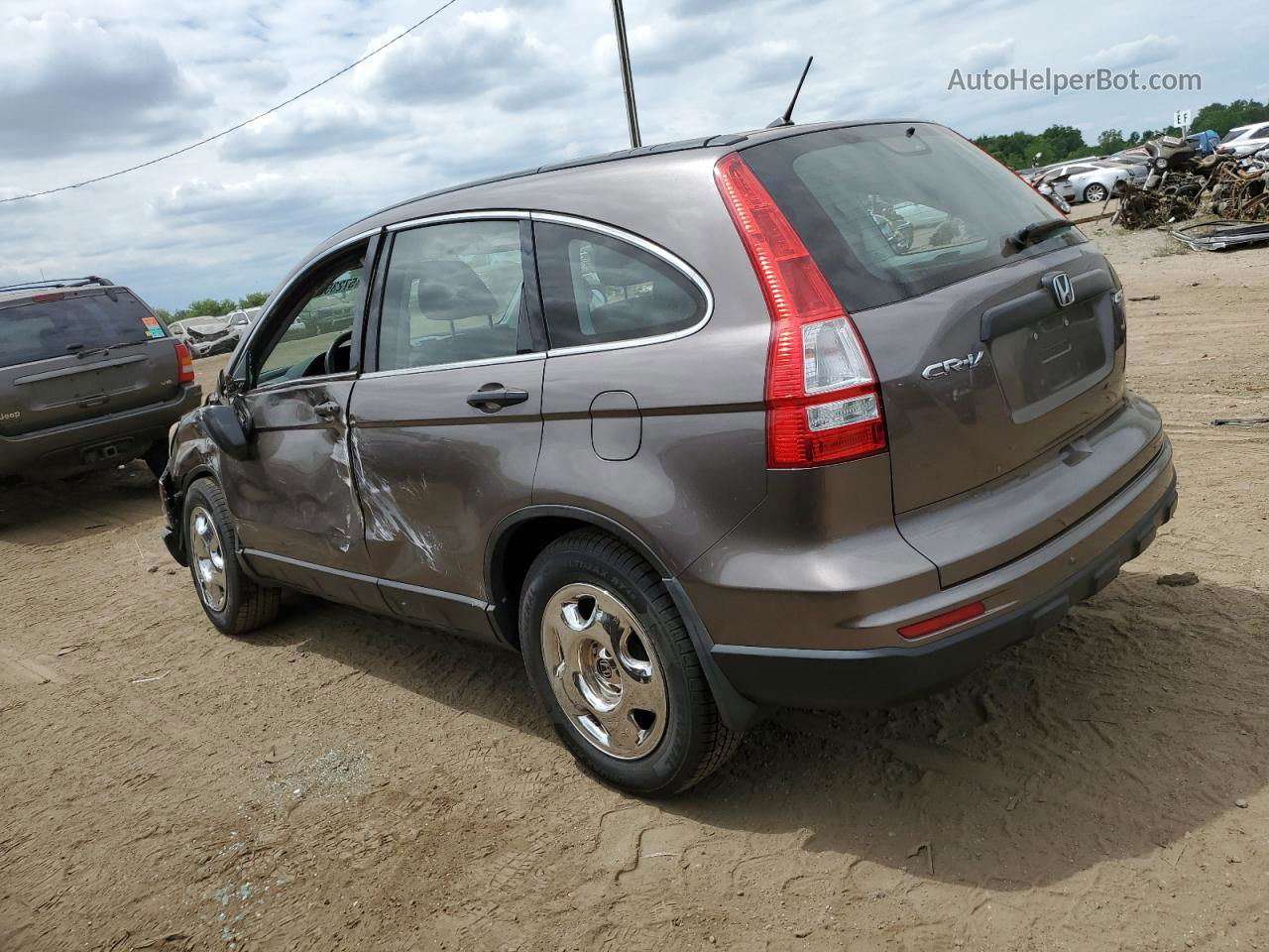 2010 Honda Cr-v Lx Charcoal vin: 5J6RE4H3XAL081677