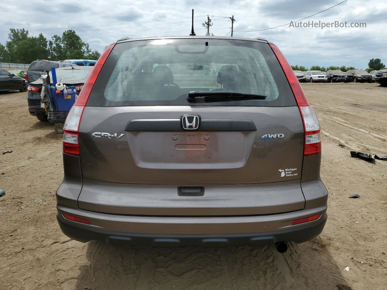 2010 Honda Cr-v Lx Charcoal vin: 5J6RE4H3XAL081677