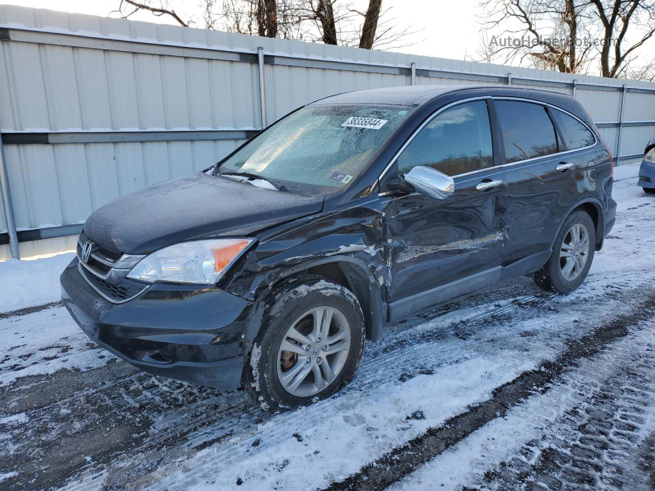 2010 Honda Cr-v Ex Black vin: 5J6RE4H50AL030500