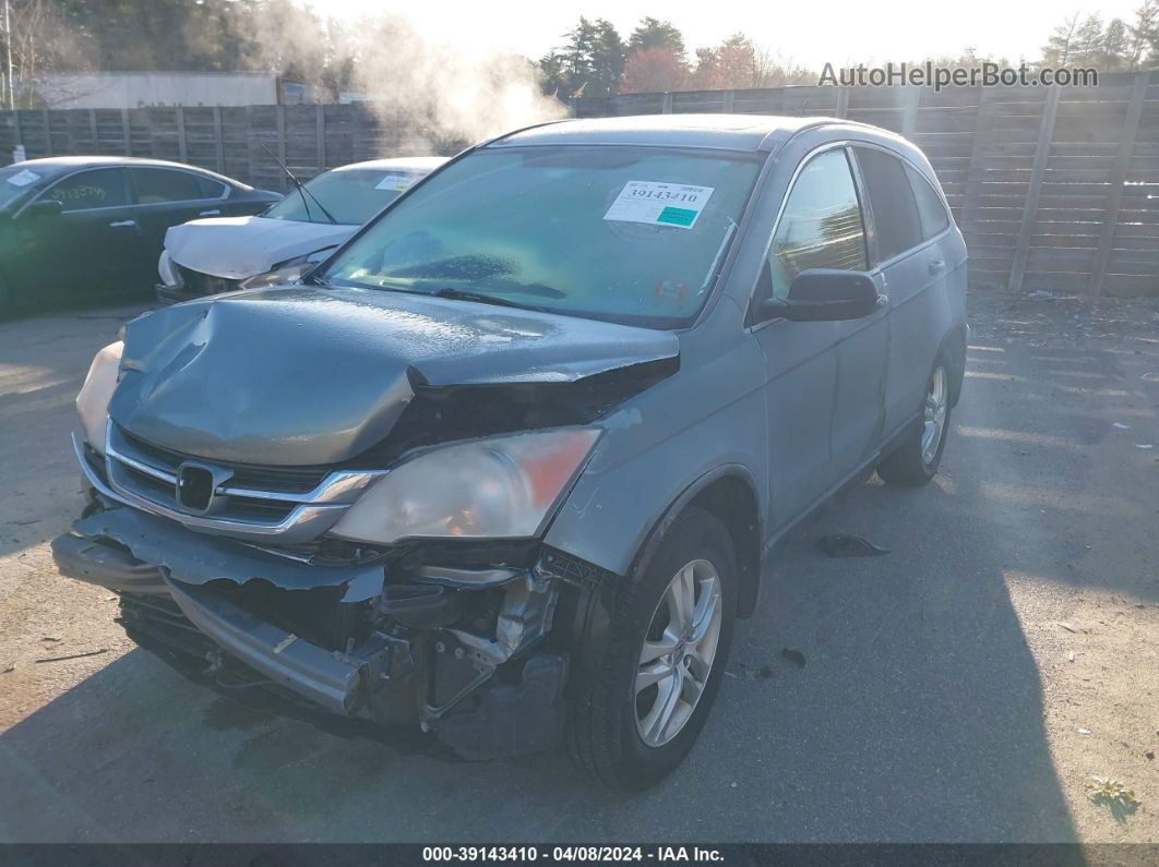 2010 Honda Cr-v Ex Green vin: 5J6RE4H50AL034501