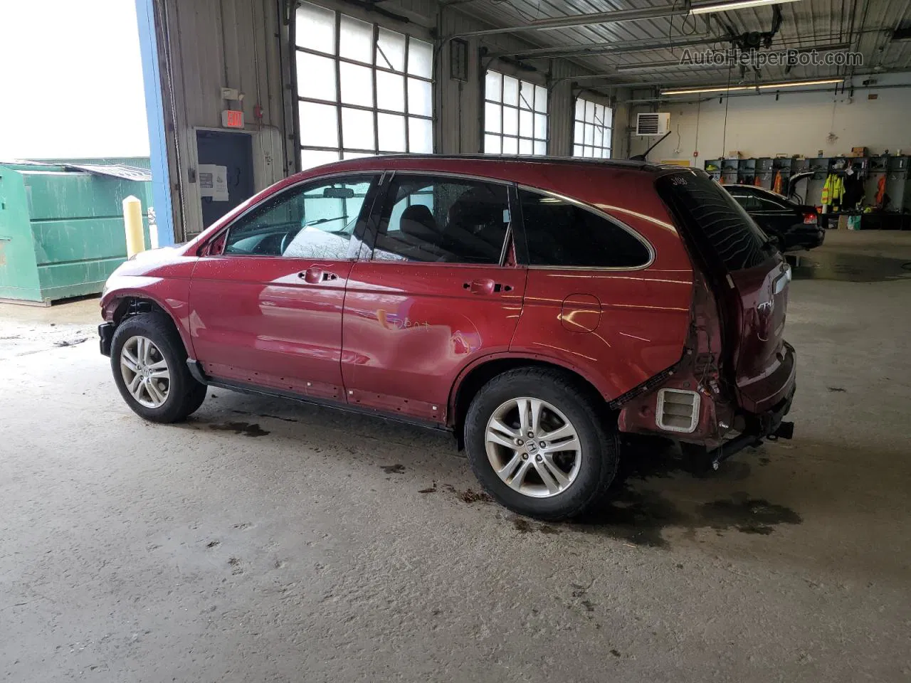 2010 Honda Cr-v Ex Burgundy vin: 5J6RE4H50AL053596