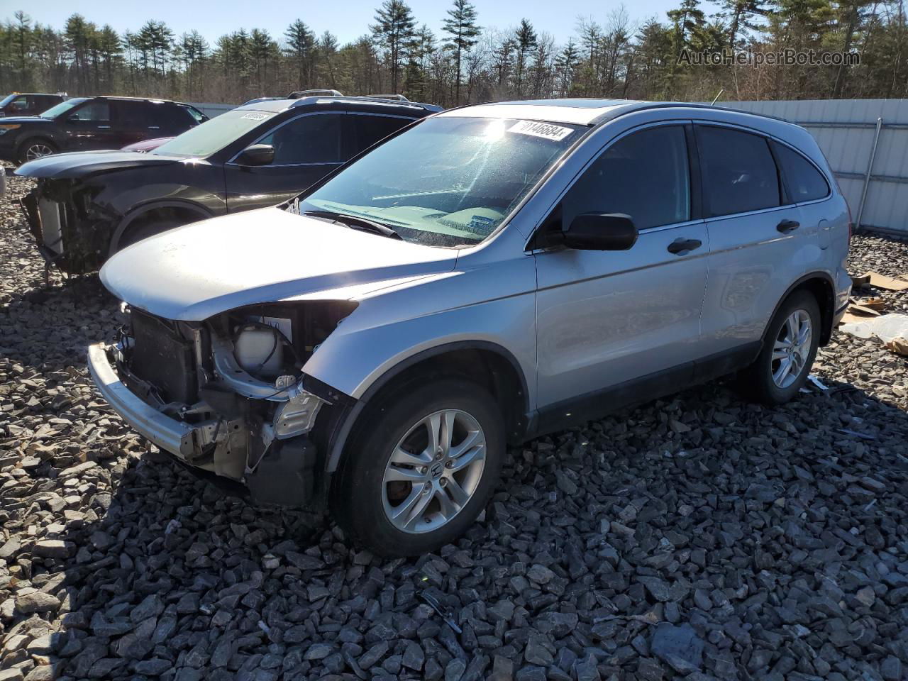 2010 Honda Cr-v Ex Серый vin: 5J6RE4H50AL086016