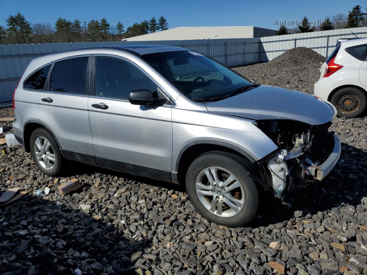 2010 Honda Cr-v Ex Gray vin: 5J6RE4H50AL086016