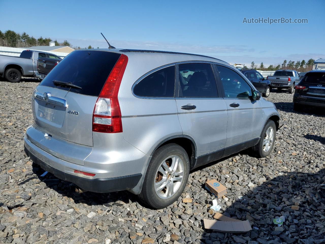 2010 Honda Cr-v Ex Серый vin: 5J6RE4H50AL086016