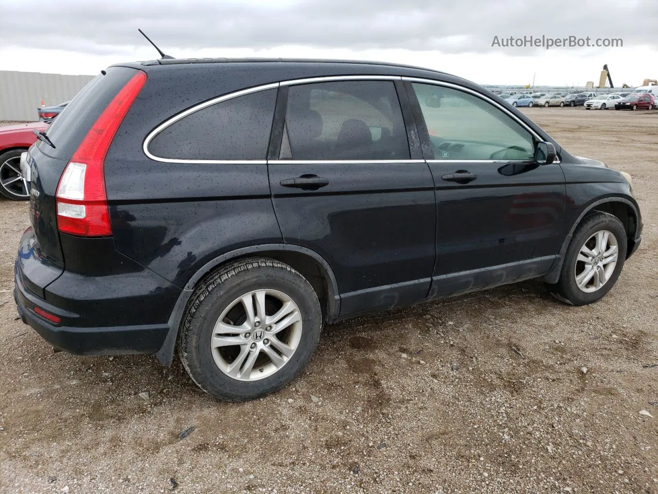 2010 Honda Cr-v Ex Black vin: 5J6RE4H51AL024933