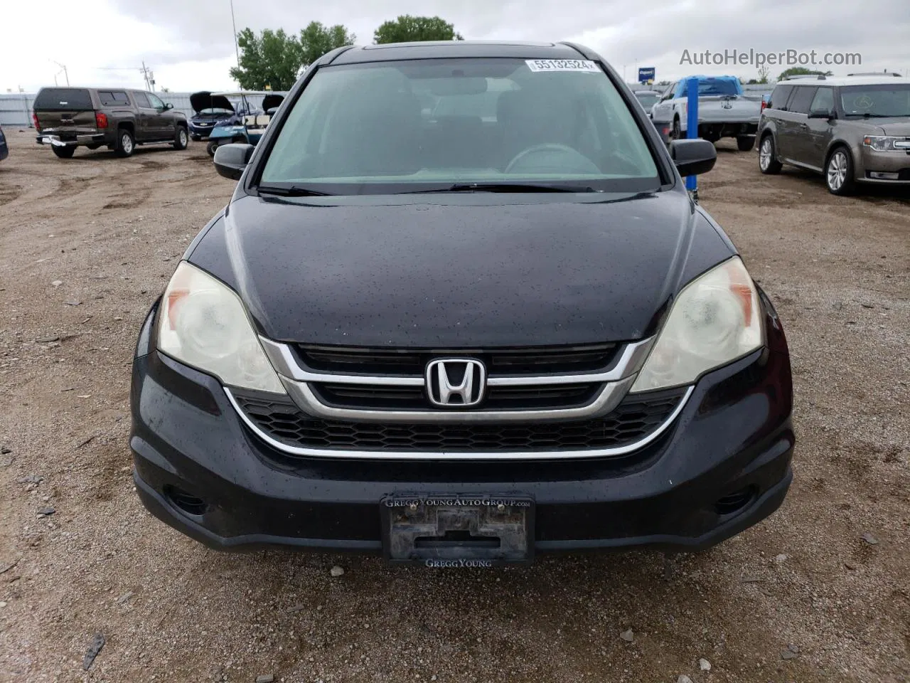 2010 Honda Cr-v Ex Black vin: 5J6RE4H51AL024933