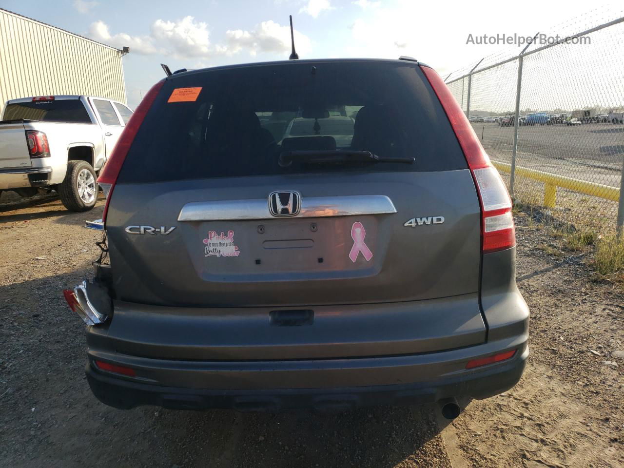 2010 Honda Cr-v Ex Gray vin: 5J6RE4H51AL049394