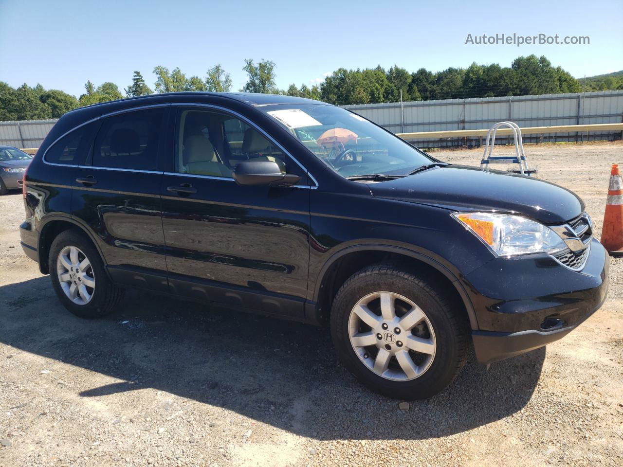 2010 Honda Cr-v Ex Black vin: 5J6RE4H51AL057298