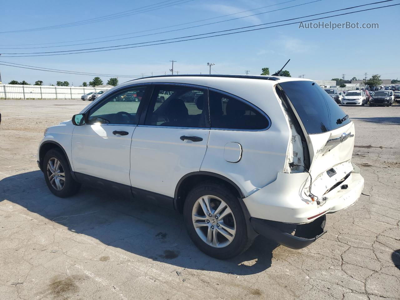 2010 Honda Cr-v Ex Белый vin: 5J6RE4H51AL070519